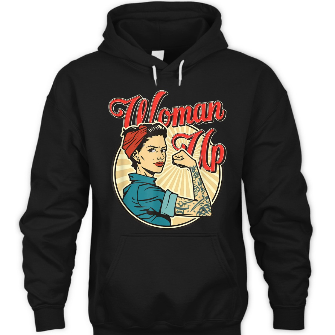 Strong Women Rosie The Riveter Female Feminist Empowerment T-Shirt