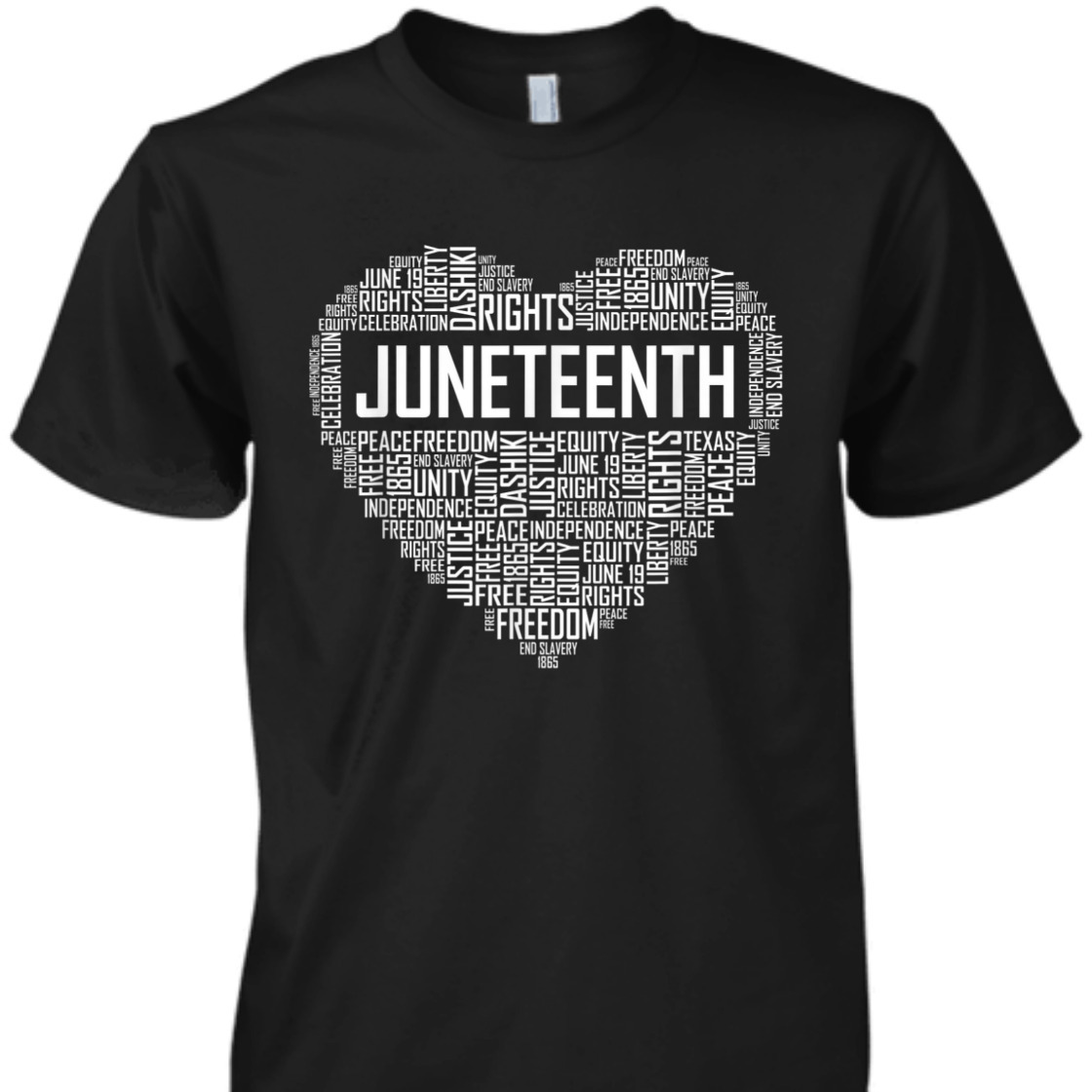 Strong Women Juneteenth Heart Black History Afro American African Freedom T-Shirt