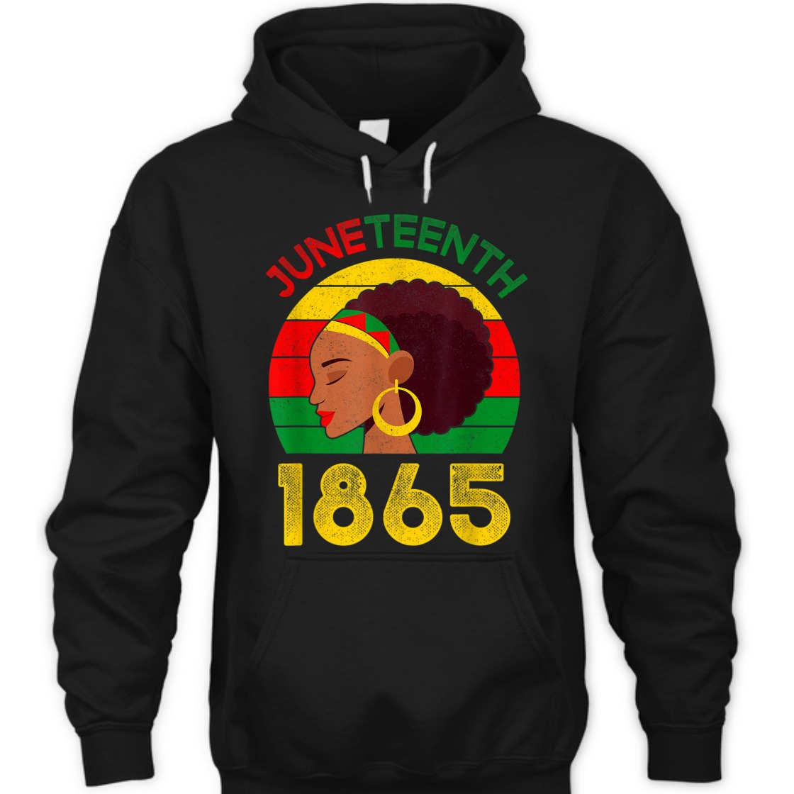 Strong Women Black Woman Juneteenth Celebrate Independence Freedom 1865 T-Shirt
