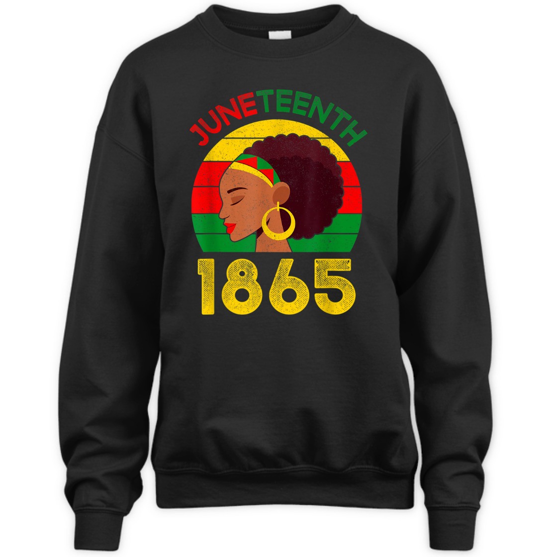Strong Women Black Woman Juneteenth Celebrate Independence Freedom 1865 T-Shirt