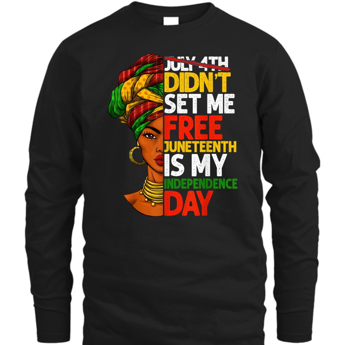 Strong Women Black Women Juneteenth Is My Independence Day T-Shirt Strong Women Black Women Juneteenth Is My Independence Day T-Shirt