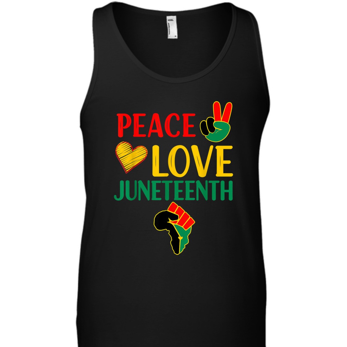Strong Women Peace Love Juneteenth Black Pride Freedom Independence Day T-Shirt