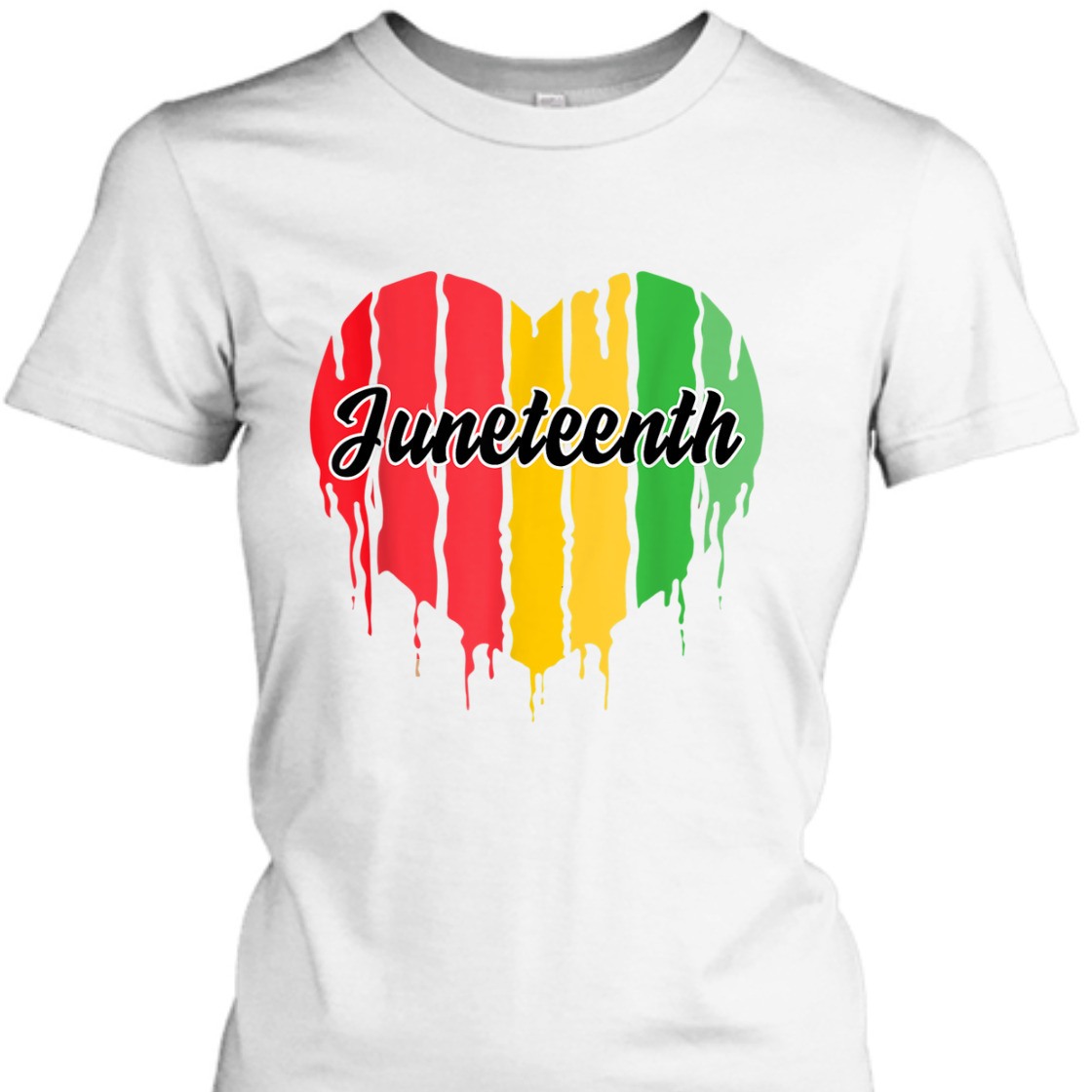 Strong Women Juneteenth Heart Black History T-Shirt