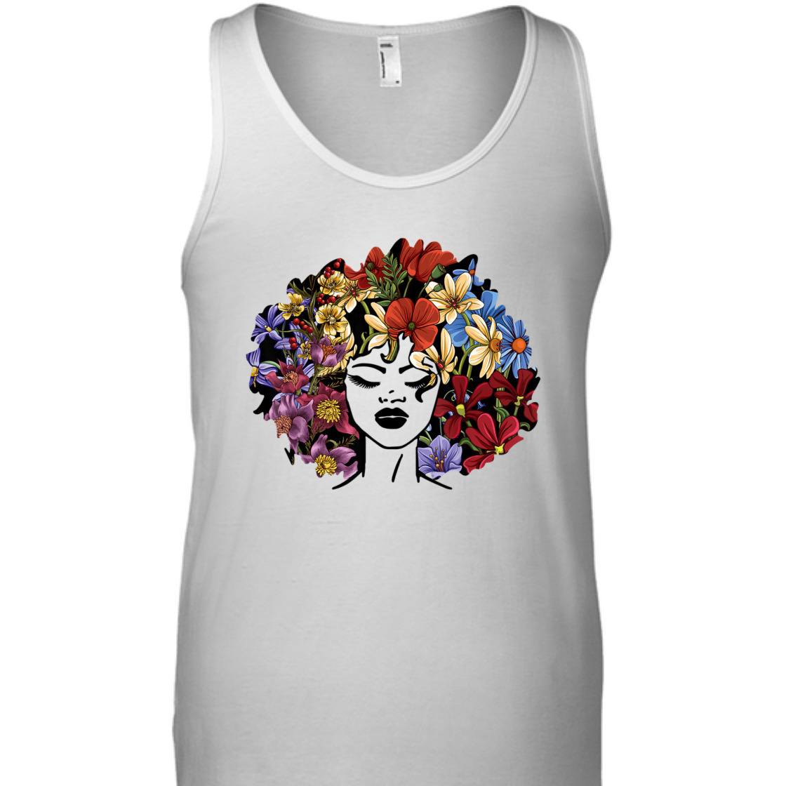 Strong Women Afro Hair Natural Black History Juneteenth Pride T-Shirt