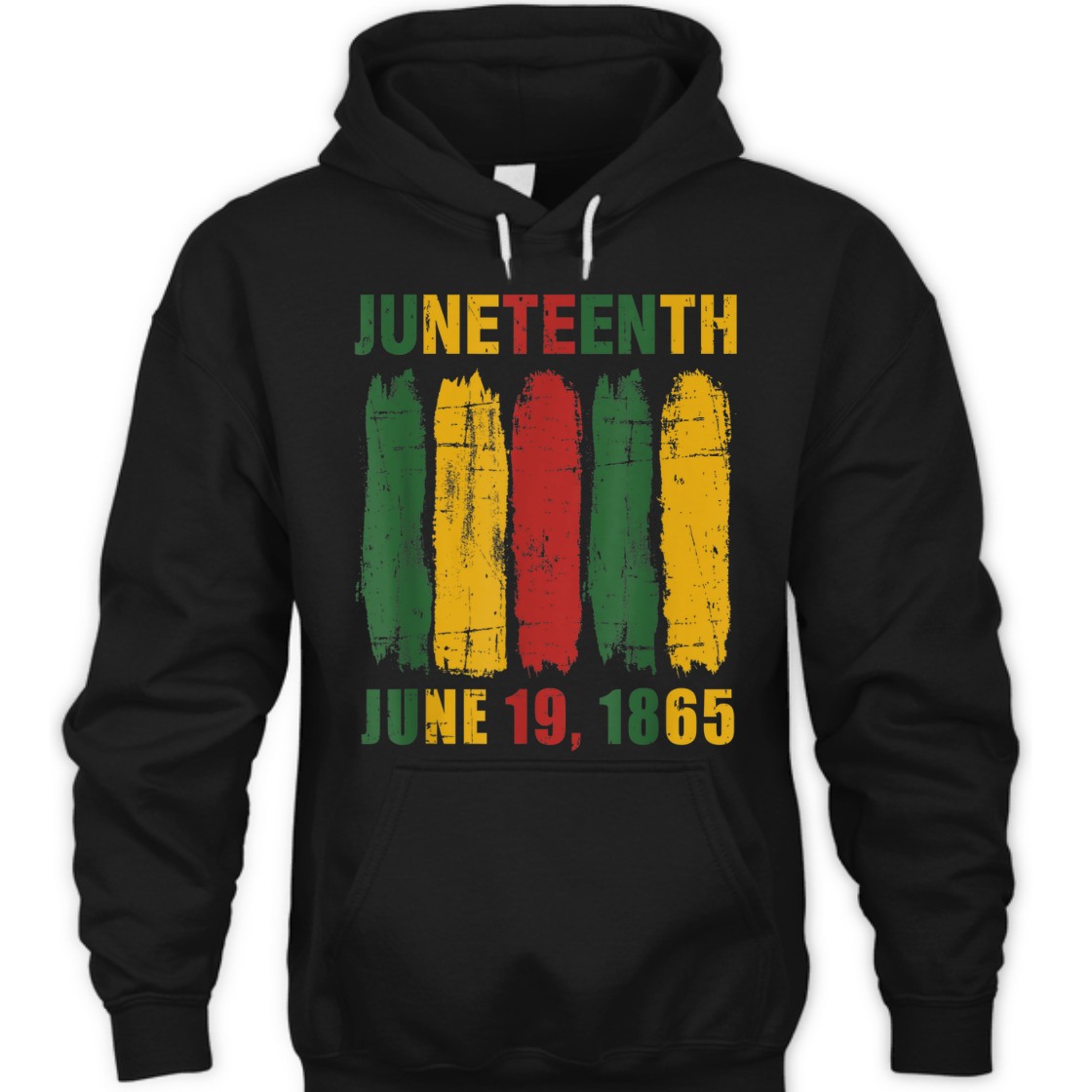 Strong Women Juneteenth African Flag For Black History Pride Since 1865 T-Shirt