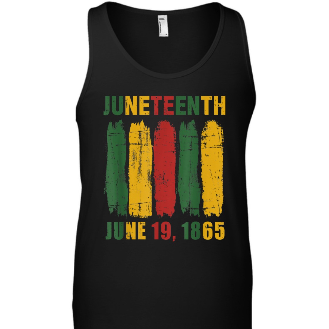 Strong Women Juneteenth African Flag For Black History Pride Since 1865 T-Shirt