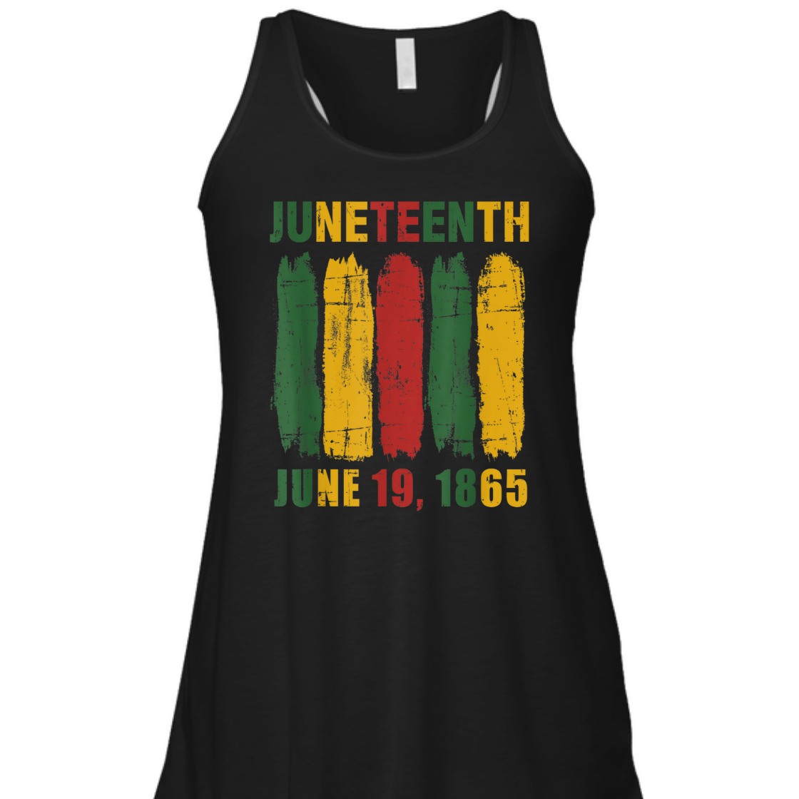 Strong Women Juneteenth African Flag For Black History Pride Since 1865 T-Shirt