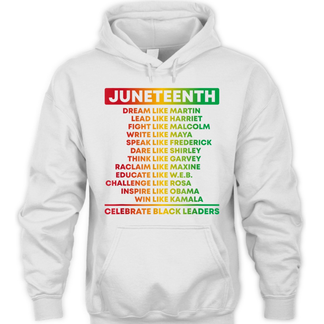 Strong Women Juneteenth Celebrate Black Leaders African American History T-Shirt