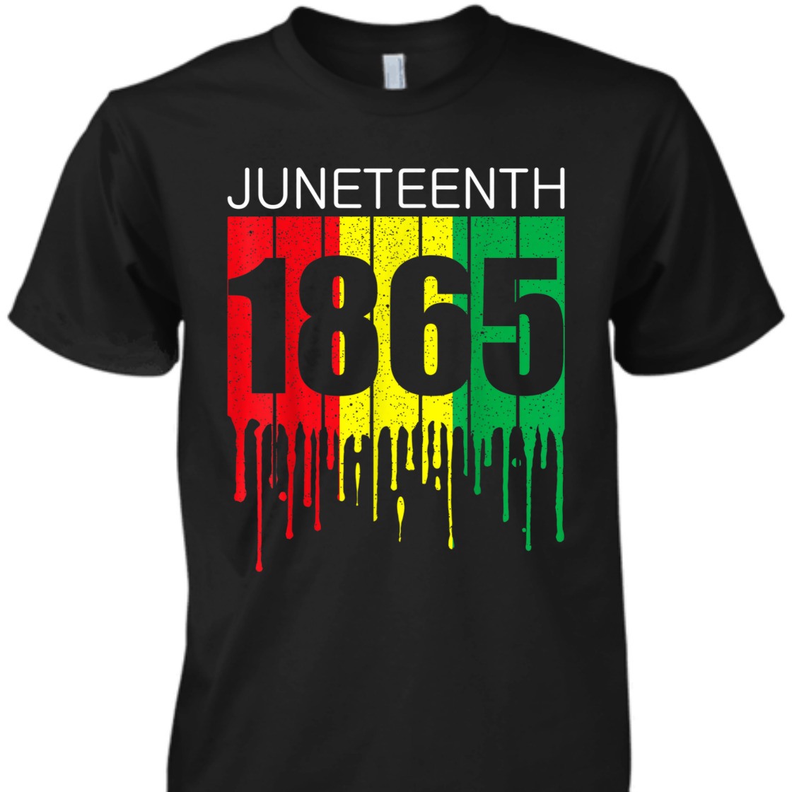 Strong Women Juneteenth Black African American Flag Freedom Vintage T-Shirt