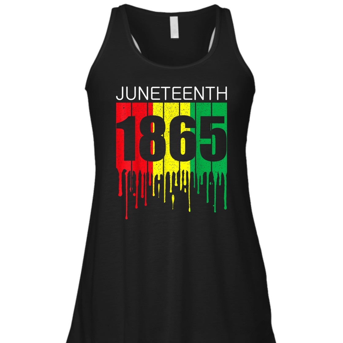 Strong Women Juneteenth Black African American Flag Freedom Vintage T-Shirt