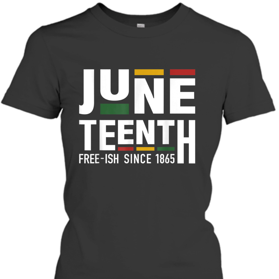 Strong Women Juneteenth Freeish Since 1865 For Black African Freedom T-Shirt