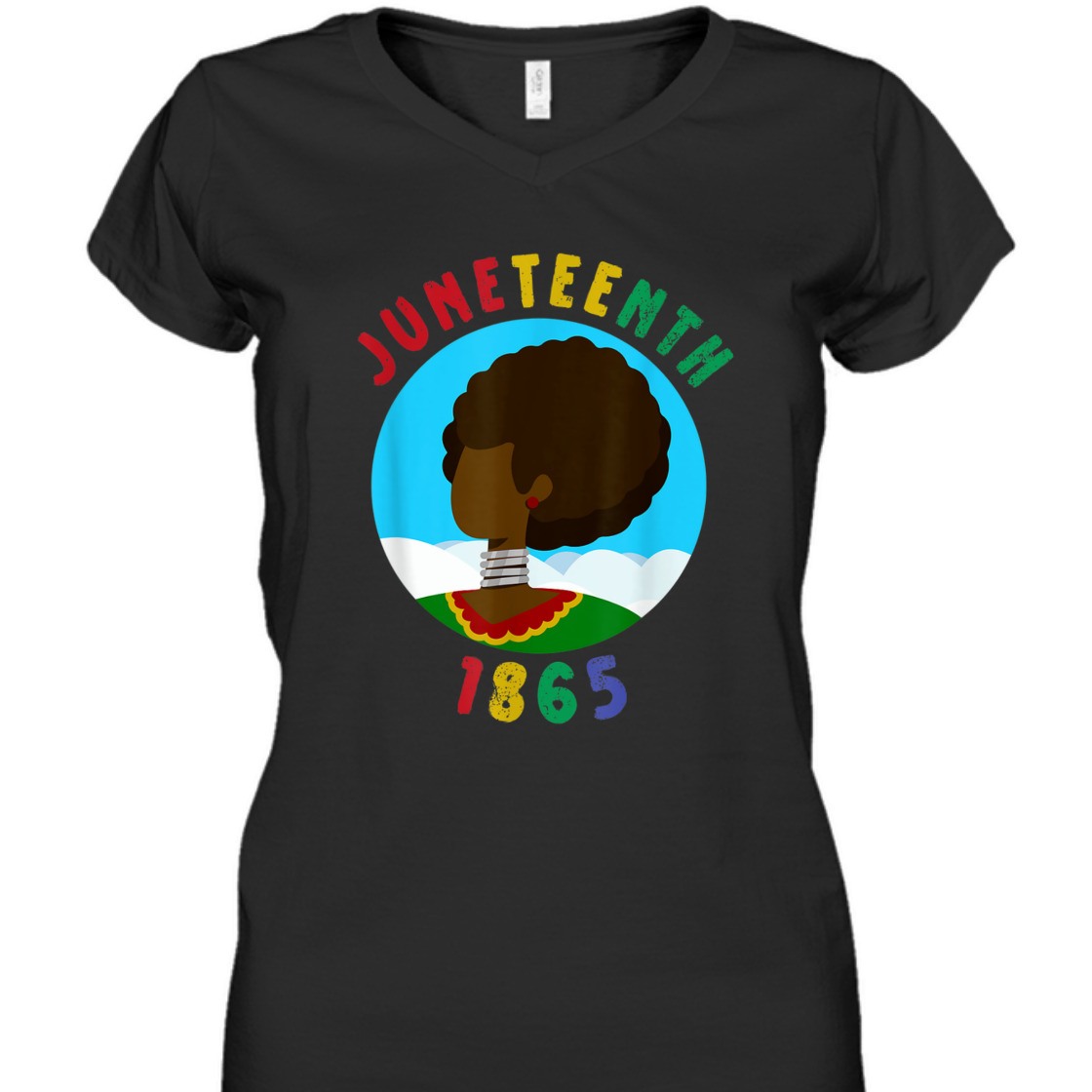 Strong Women Melanin Ancestors And 1865 Black History - Juneteenth T-Shirt