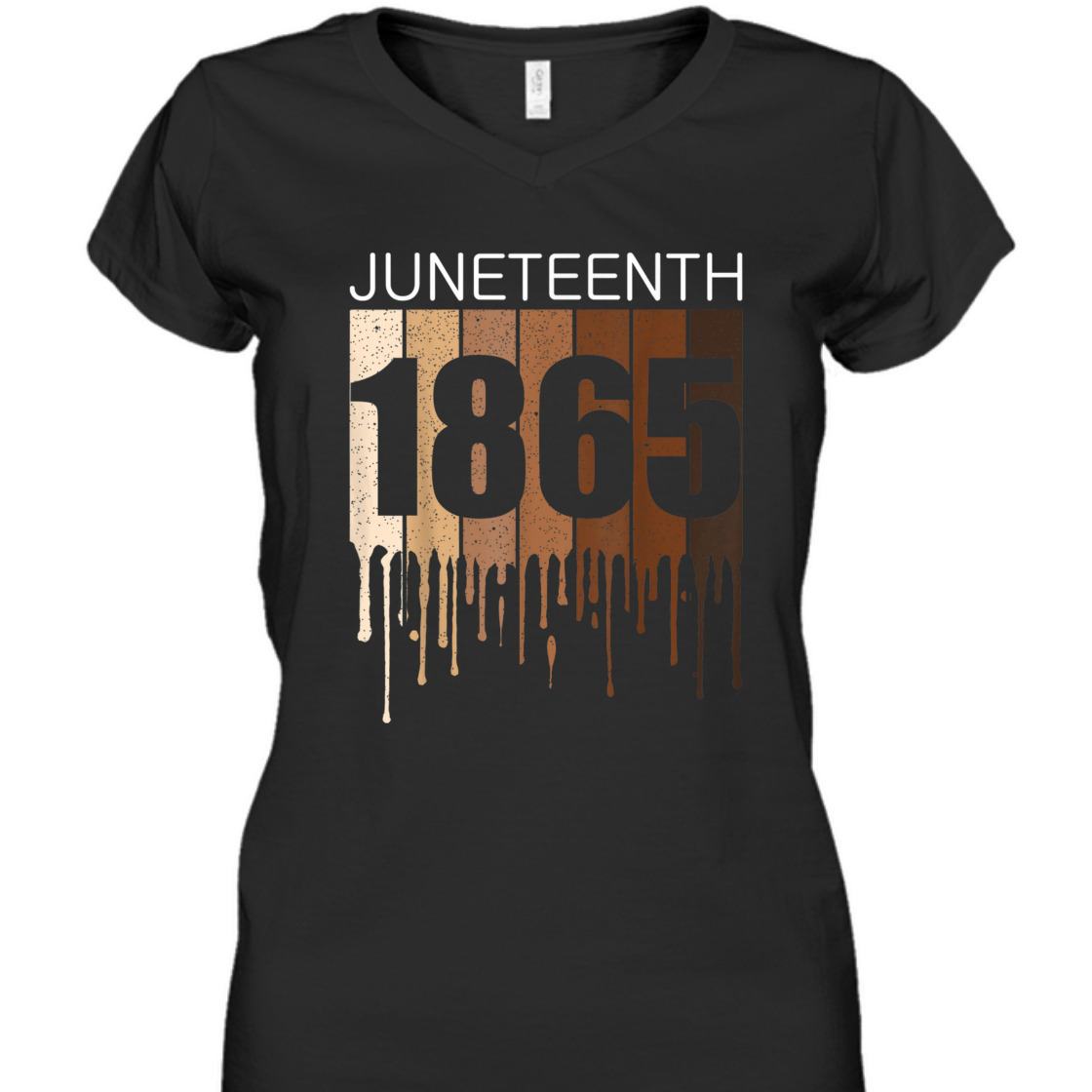 Strong Women Juneteenth June 19th 1865 Freedom Day African American T-Shirt