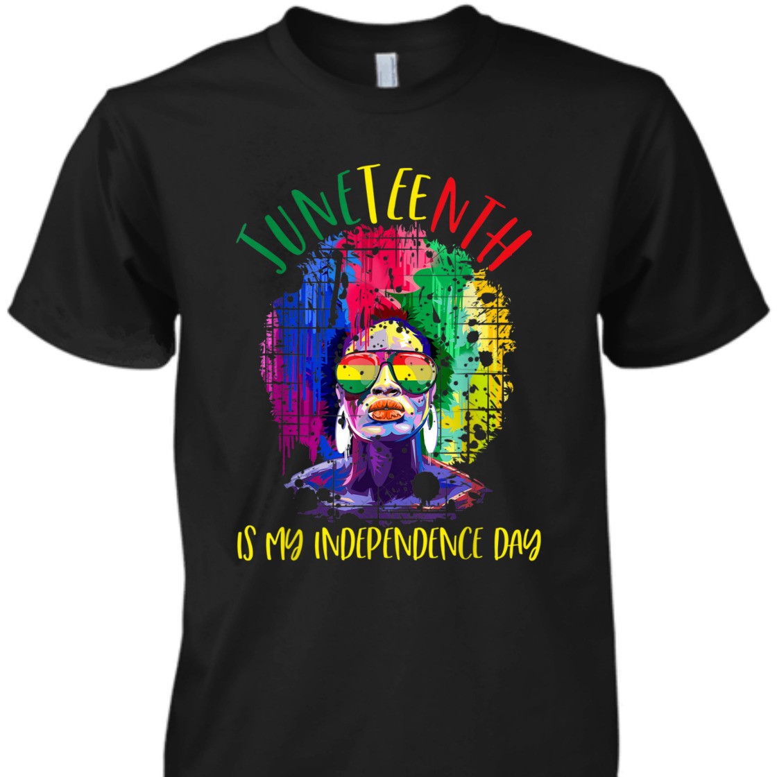 Strong Women Juneteenth Freedom Day African American June 19th 1865 T-Shirt