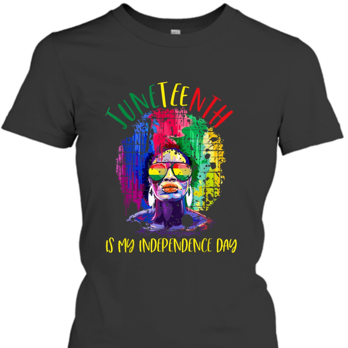 Strong Women Juneteenth Freedom Day African American June 19th 1865 T-Shirt