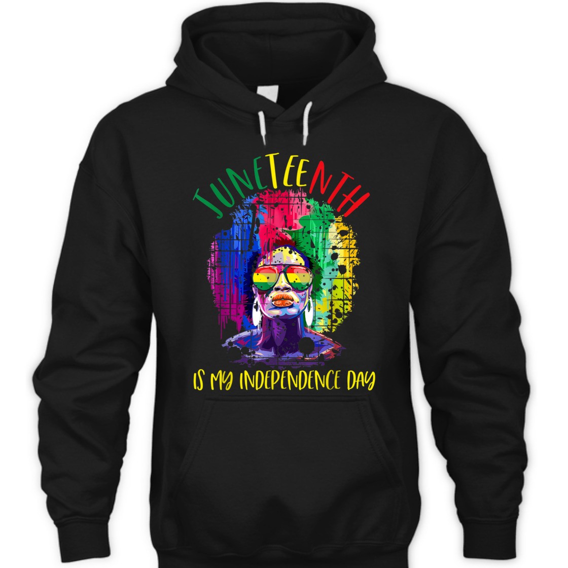 Strong Women Juneteenth Freedom Day African American June 19th 1865 T-Shirt