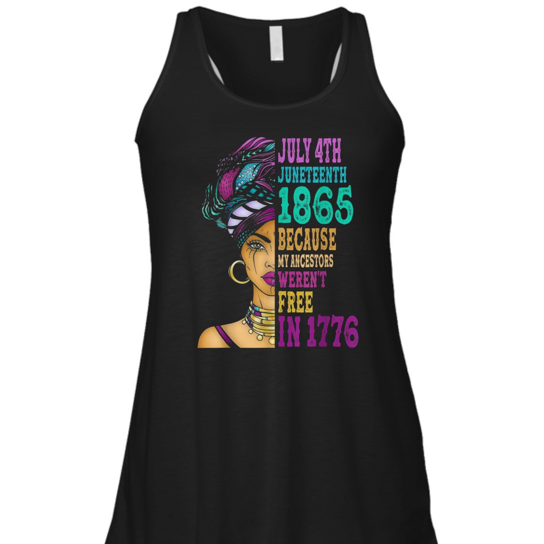 Strong Women Juneteenth Queen Melanin African American Women T-Shirt