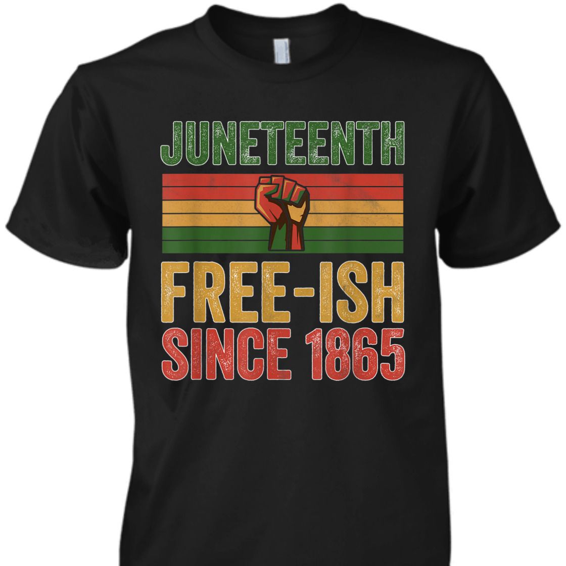 Strong Women Juneteenth Free-ish Since 1865 Day Independence Black Pride T-Shirt