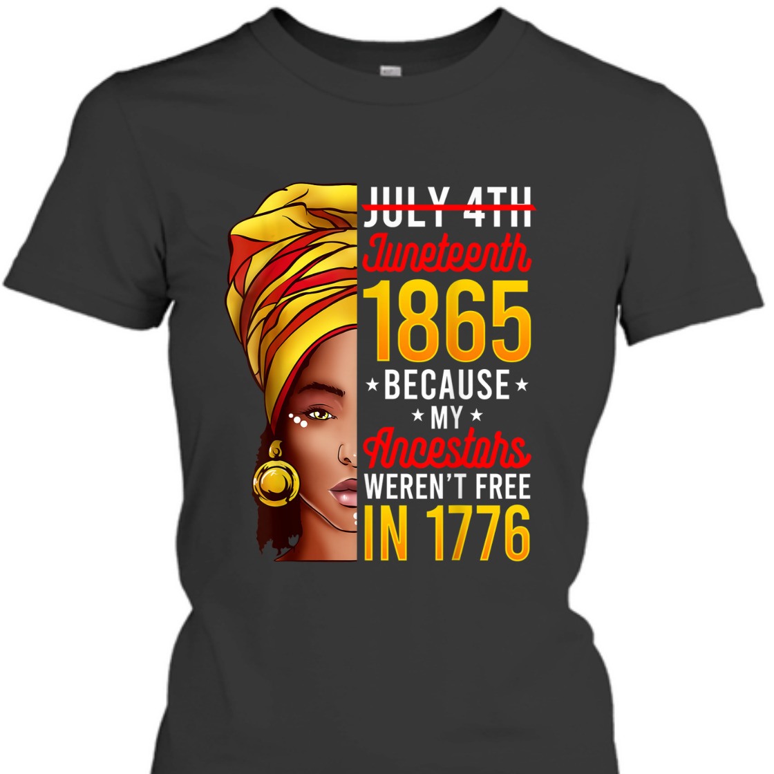 Strong Women Juneteenth Women Juneteenth African American T-Shirt