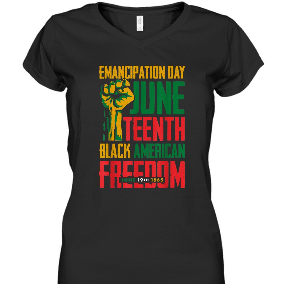 Strong Women Emancipation Day Juneteenth Black American Freedom T-Shirt