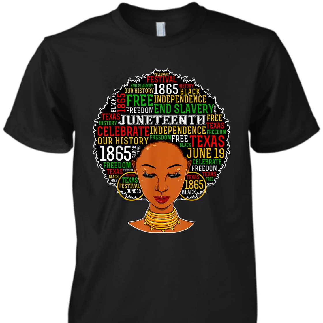 Strong Women Juneteenth Melanin Black Women T-Shirt