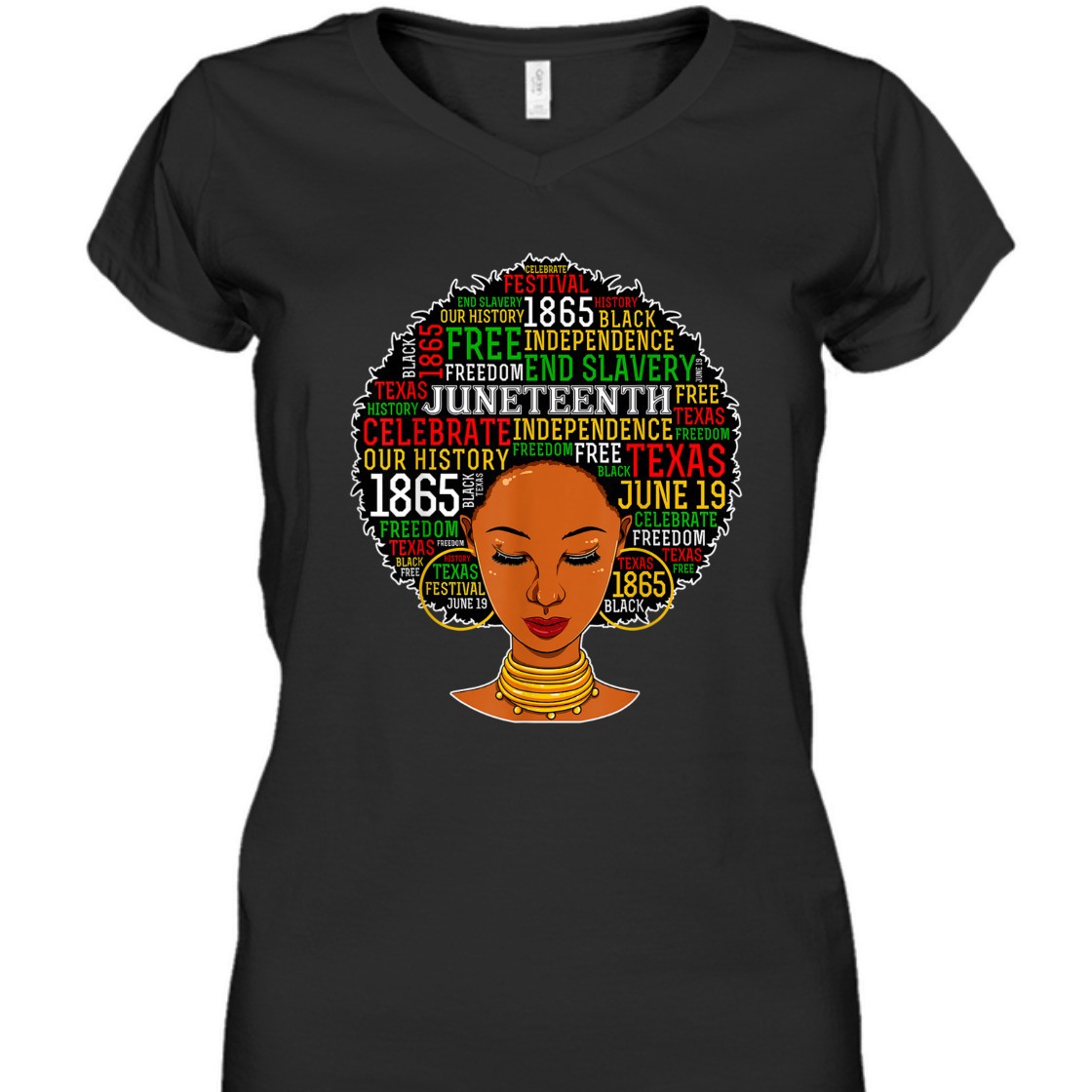 Strong Women Juneteenth Melanin Black Women T-Shirt