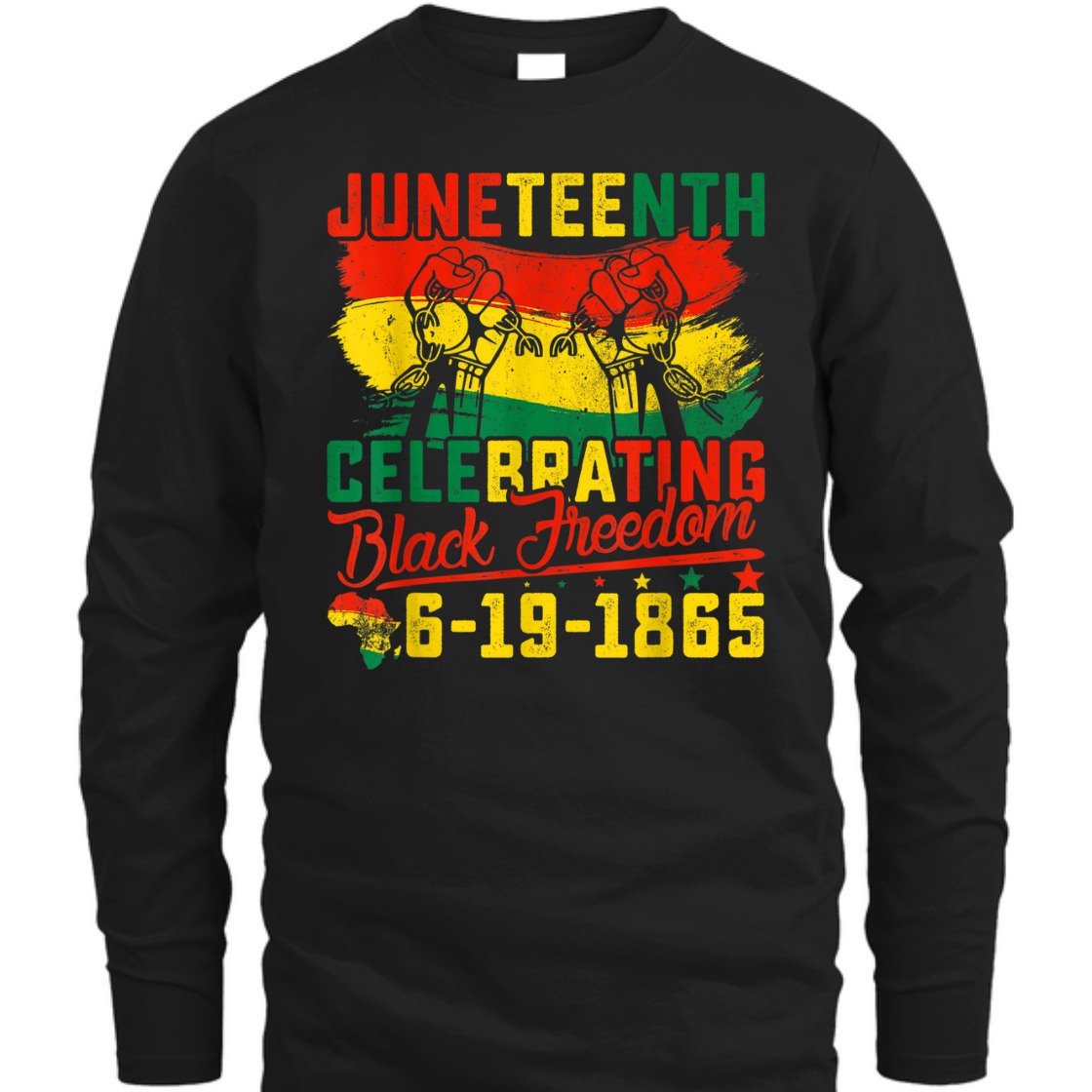Strong Women Juneteenth Celebrating Black Freedom 1865 African American T-Shirt