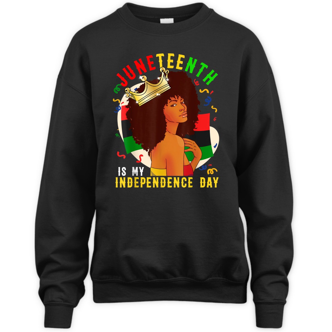 Strong Women Juneteenth Is My Independence Day Black Women T-Shirt