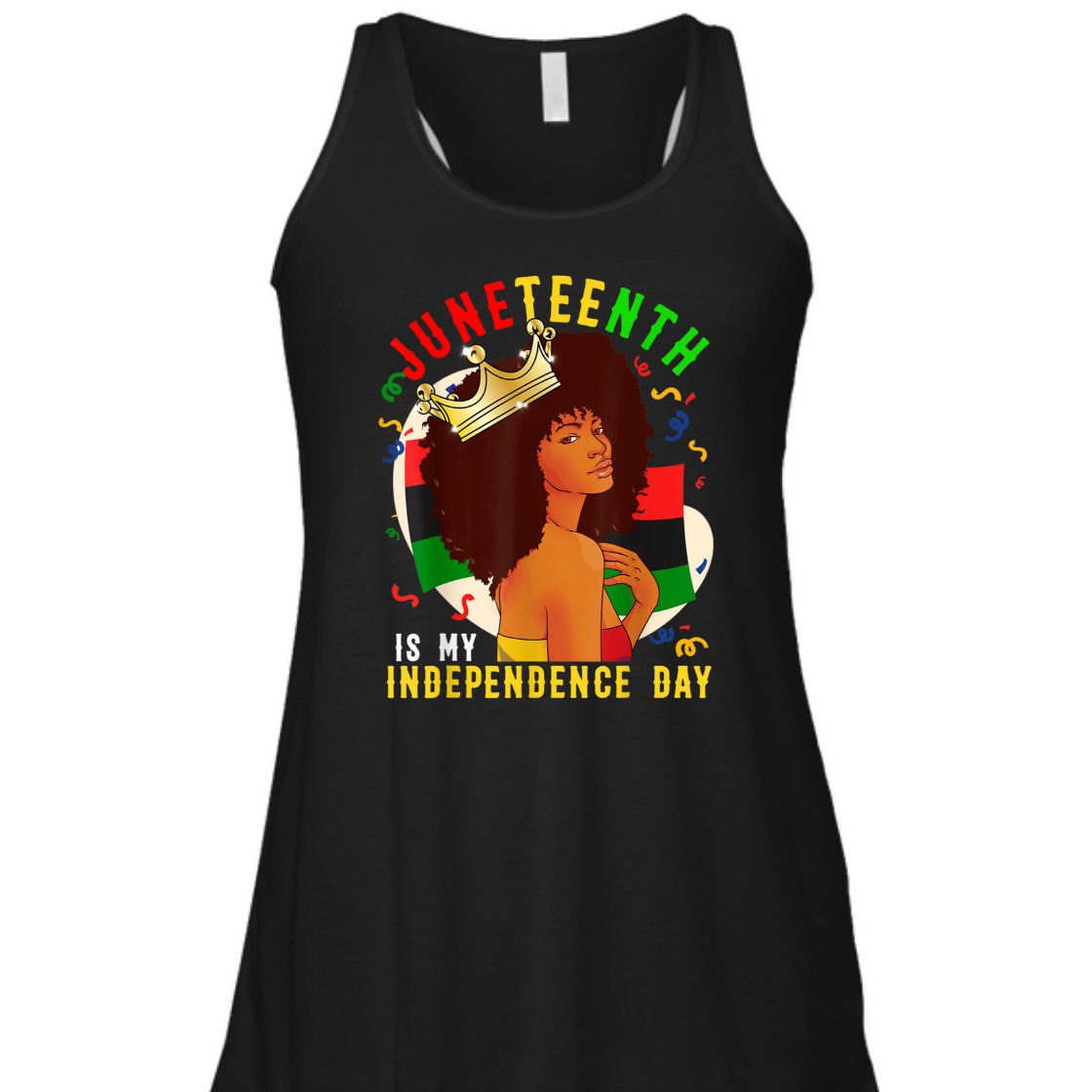 Strong Women Juneteenth Is My Independence Day Black Women T-Shirt