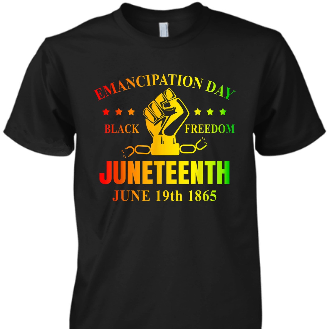 Strong Women Juneteenth June 1865 Black History African American Freedom T-Shirt