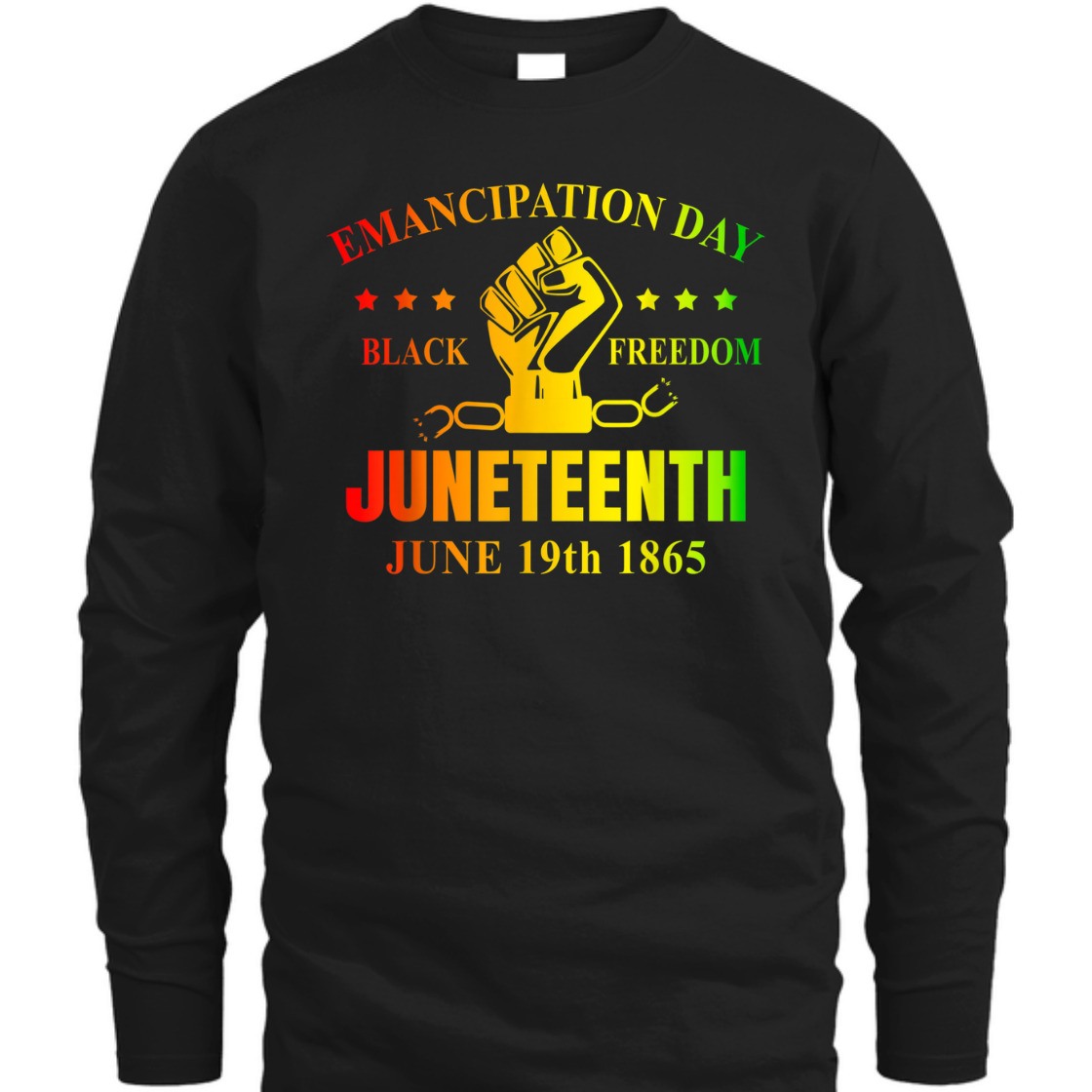 Strong Women Juneteenth June 1865 Black History African American Freedom T-Shirt