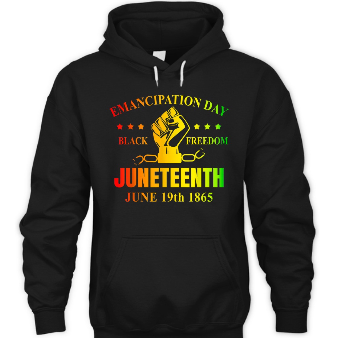 Strong Women Juneteenth June 1865 Black History African American Freedom T-Shirt