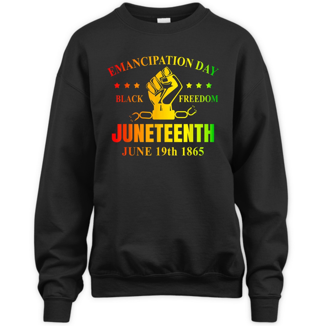 Strong Women Juneteenth June 1865 Black History African American Freedom T-Shirt