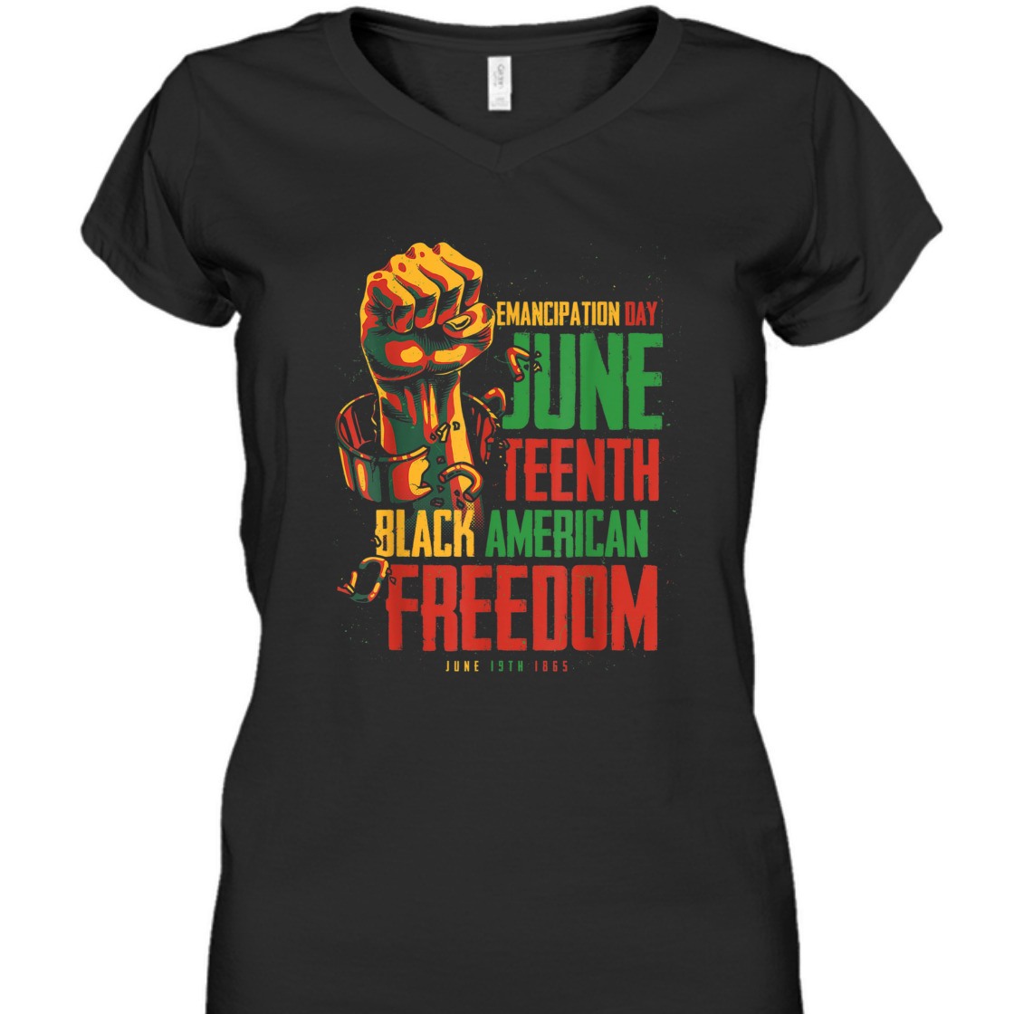 Strong Women Juneteenth African American Freedom Black Women Juneteenth T-Shirt