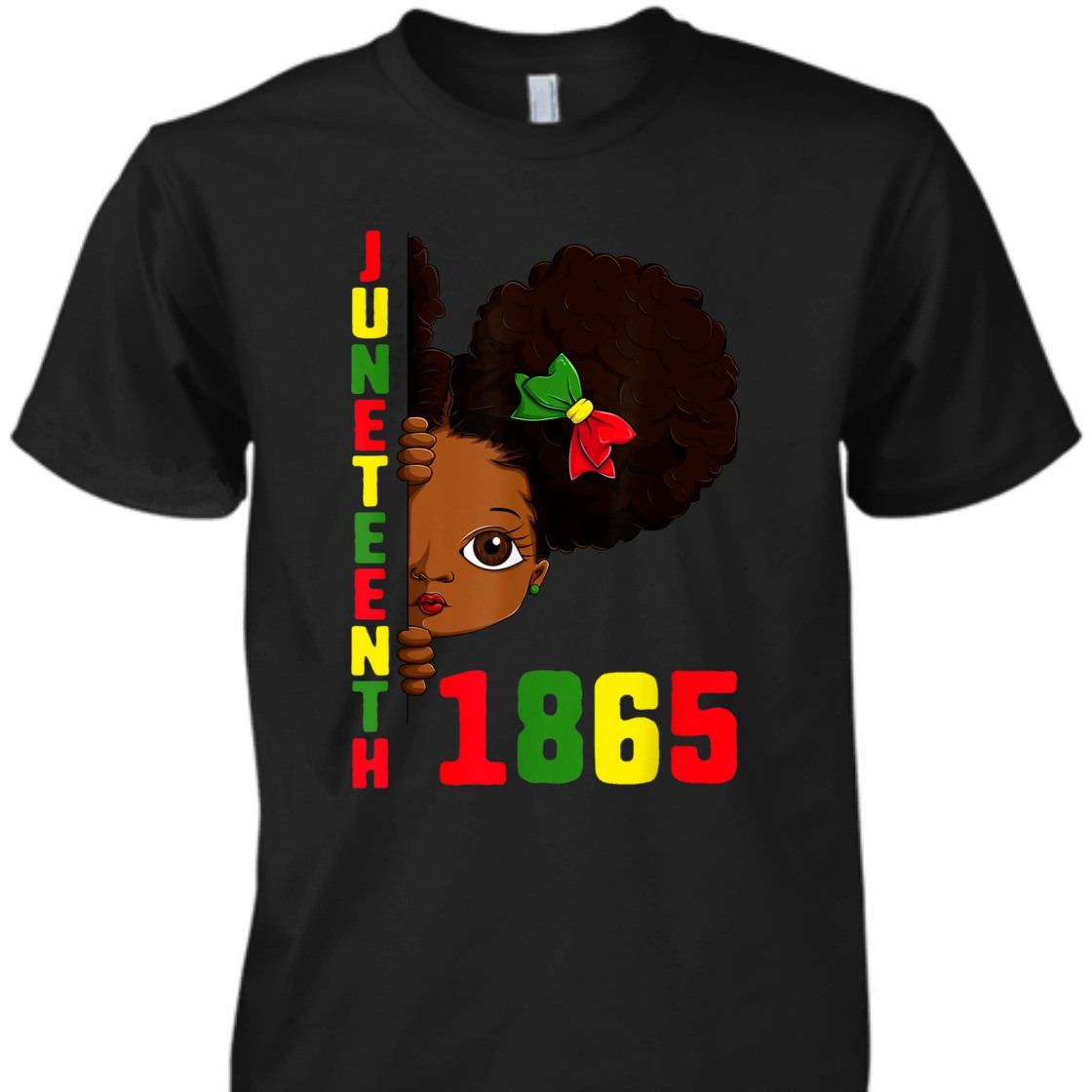 Strong Women Toddler Juneteenth Outfit Girl, Juneteenth 1865 Kids Girls T-Shirt