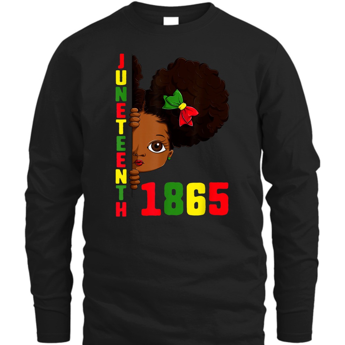 Strong Women Toddler Juneteenth Outfit Girl, Juneteenth 1865 Kids Girls T-Shirt