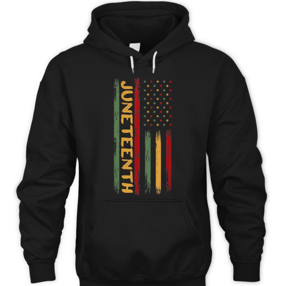 Strong Women Juneteenth In A Flag For Black USA American Fal T-Shirt