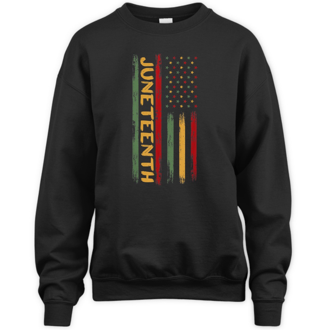 Strong Women Juneteenth In A Flag For Black USA American Fal T-Shirt