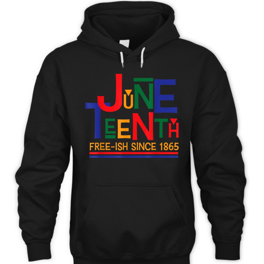 Strong Women Juneteenth Celebration Free-ish Since 1865 Retro T-Shirt