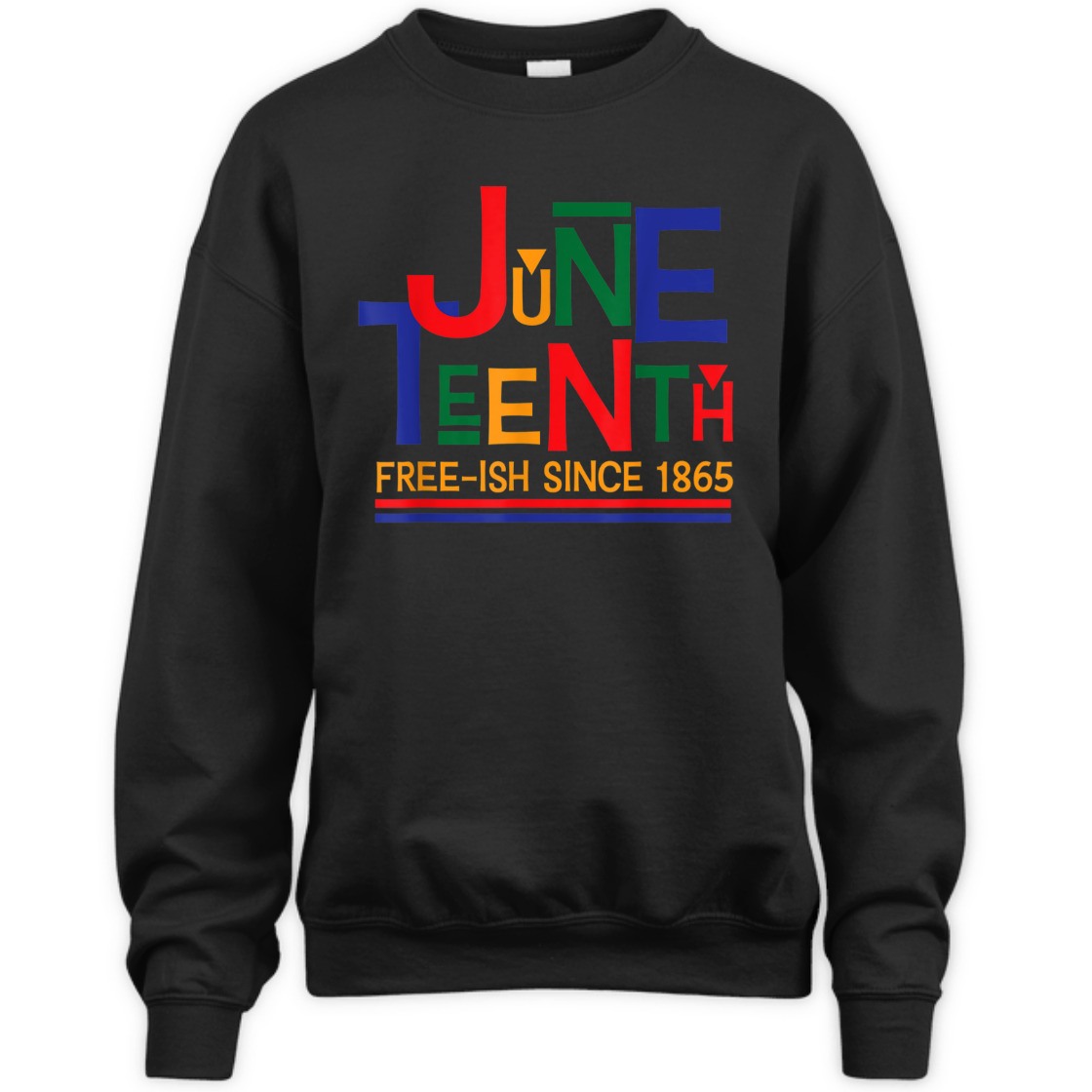 Strong Women Juneteenth Celebration Free-ish Since 1865 Retro T-Shirt