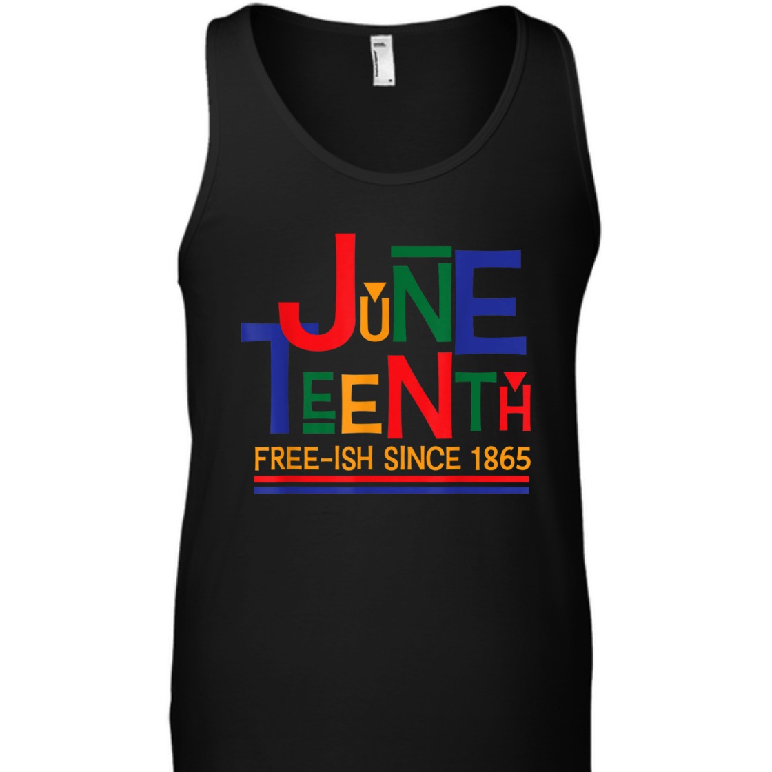 Strong Women Juneteenth Celebration Free-ish Since 1865 Retro T-Shirt