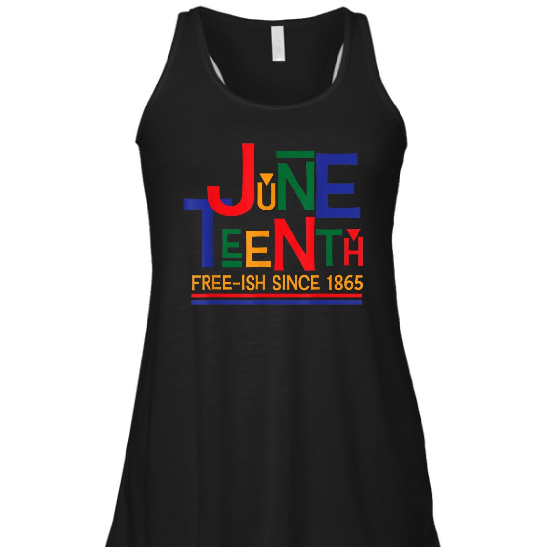 Strong Women Juneteenth Celebration Free-ish Since 1865 Retro T-Shirt