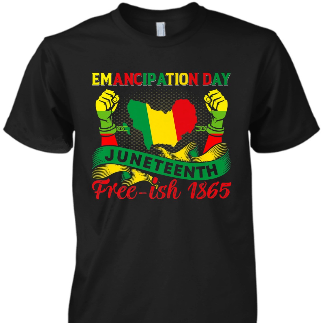 Strong Women Free-ish Since 1865 Juneteenth Emancipation Day Black Pride Premium T-Shirt