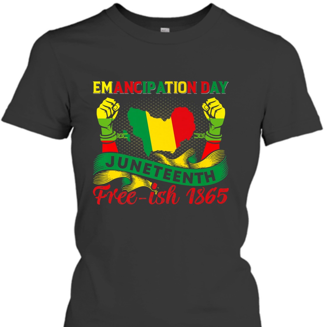 Strong Women Free-ish Since 1865 Juneteenth Emancipation Day Black Pride Premium T-Shirt