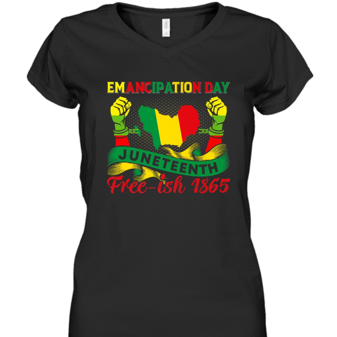 Strong Women Free-ish Since 1865 Juneteenth Emancipation Day Black Pride Premium T-Shirt