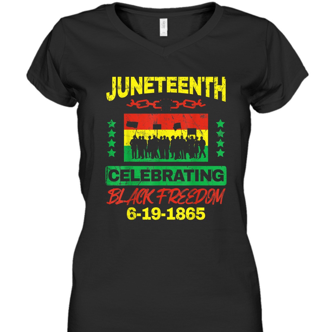 Strong Women Juneteenth June 19th Black Freedom T-Shirt