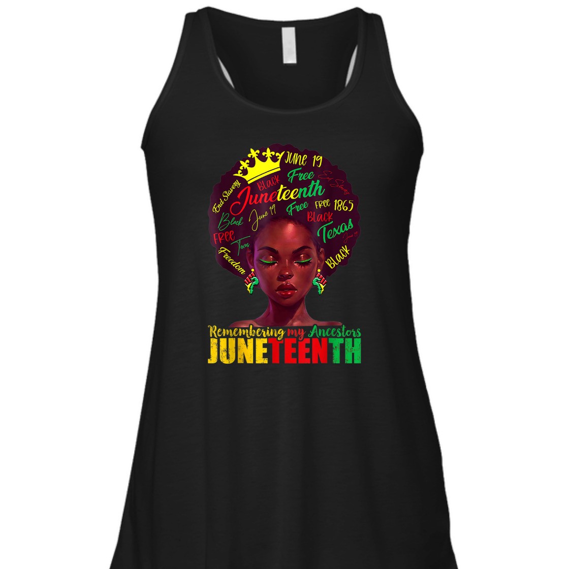 Strong Women Remembering My Ancestors Juneteenth Celebrate Black Women T-Shirt