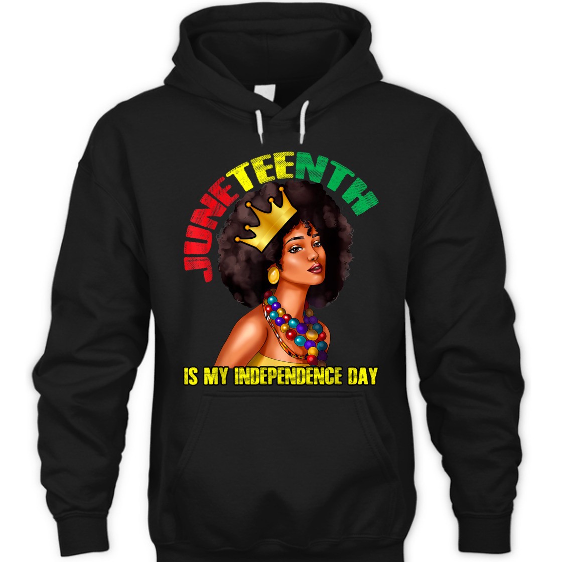 Strong Women Juneteenth My Independence Day African Woman Melanin America T-Shirt