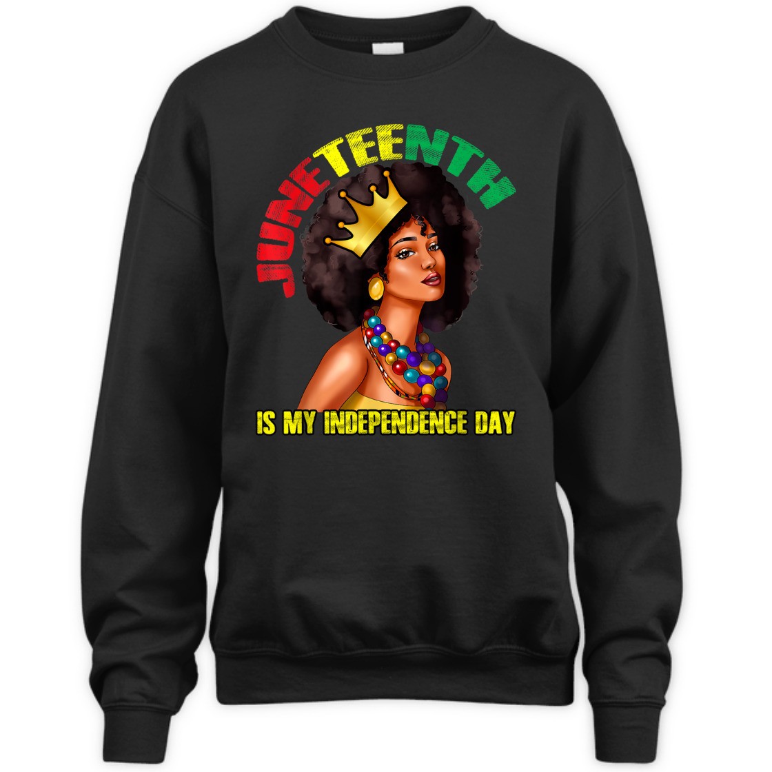 Strong Women Juneteenth My Independence Day African Woman Melanin America T-Shirt