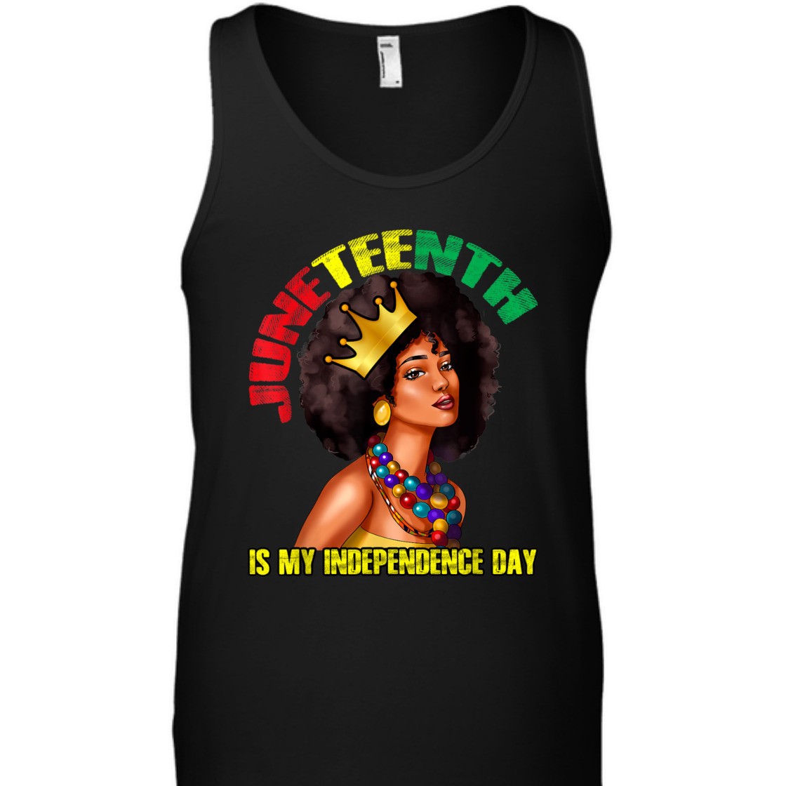 Strong Women Juneteenth My Independence Day African Woman Melanin America T-Shirt
